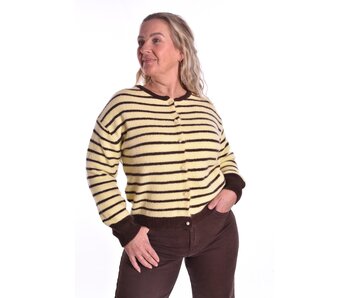 Vest Puk - Zacht Geel/Choco