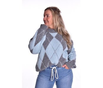 Trui Paris - Lichtblauw