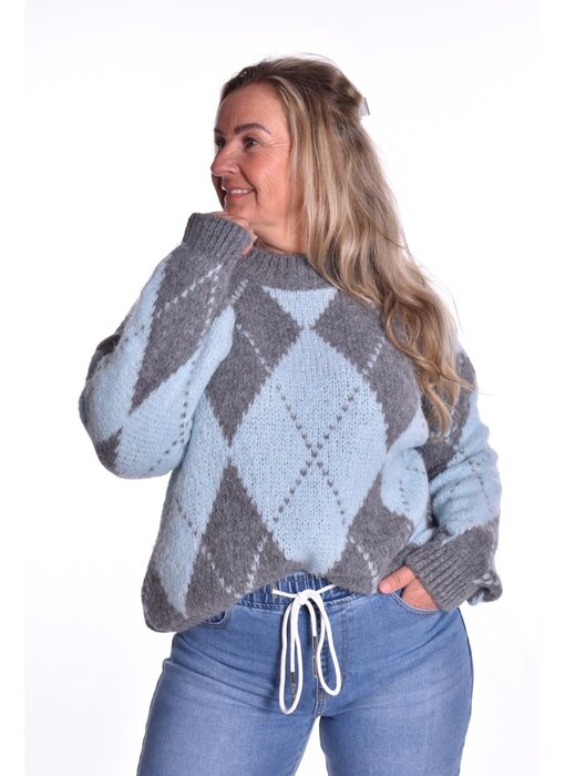 Trui Paris - Lichtblauw