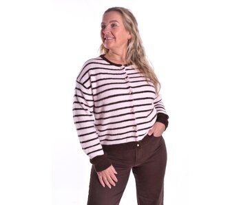 Vest Puk - Roze/Choco