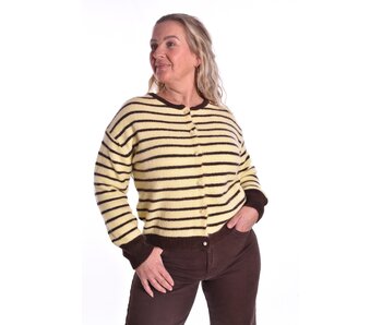 Vest Puk - Zacht Geel/Choco