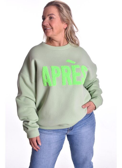 Sweater Aprés van Mooij - Groen