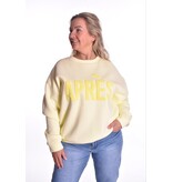 Sweater Aprés van Mooij  - Zacht Geel