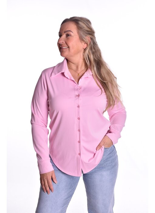 Travel Blouse La Luxe - Roze