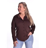 Travel Blouse La Luxe - Choco