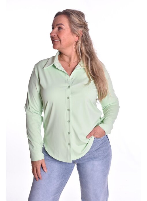 Travel Blouse La Luxe - Lindegroen