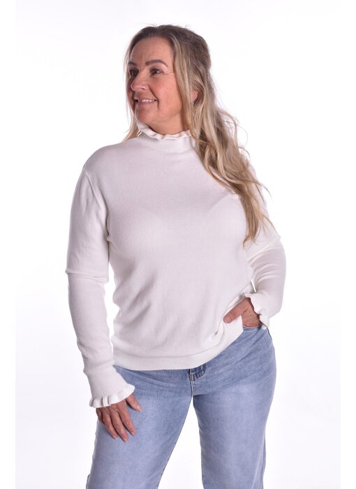 Kol Ruffle - Roomwit