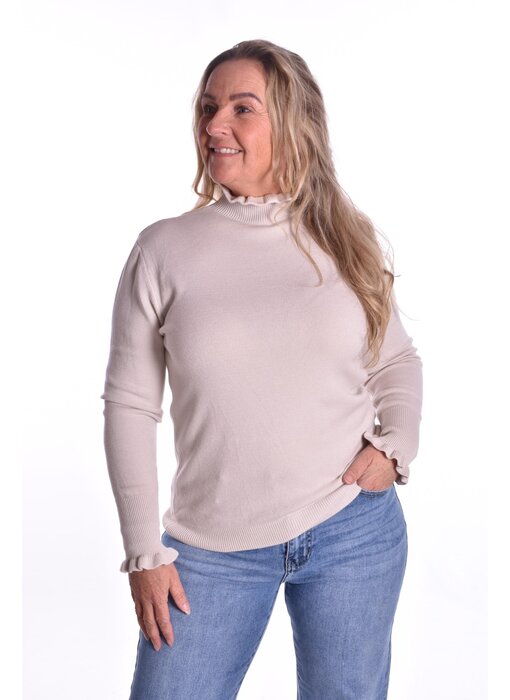 Kol Ruffle - Beige