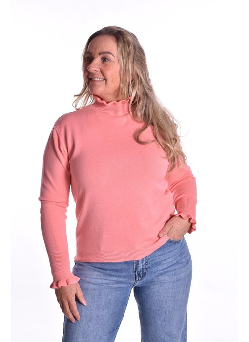 Kol Ruffle - Pastel Koraal