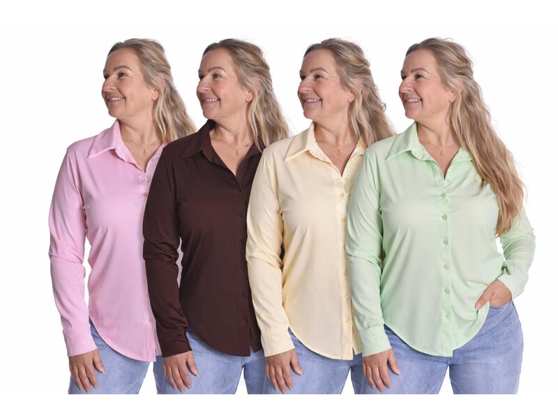 Travel Blouse La Luxe - Choco