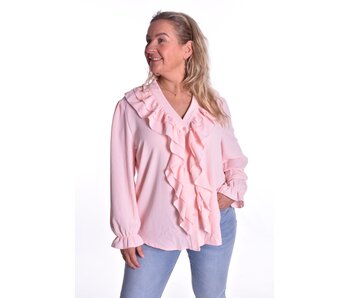 Blouse Happy Days  - Roze