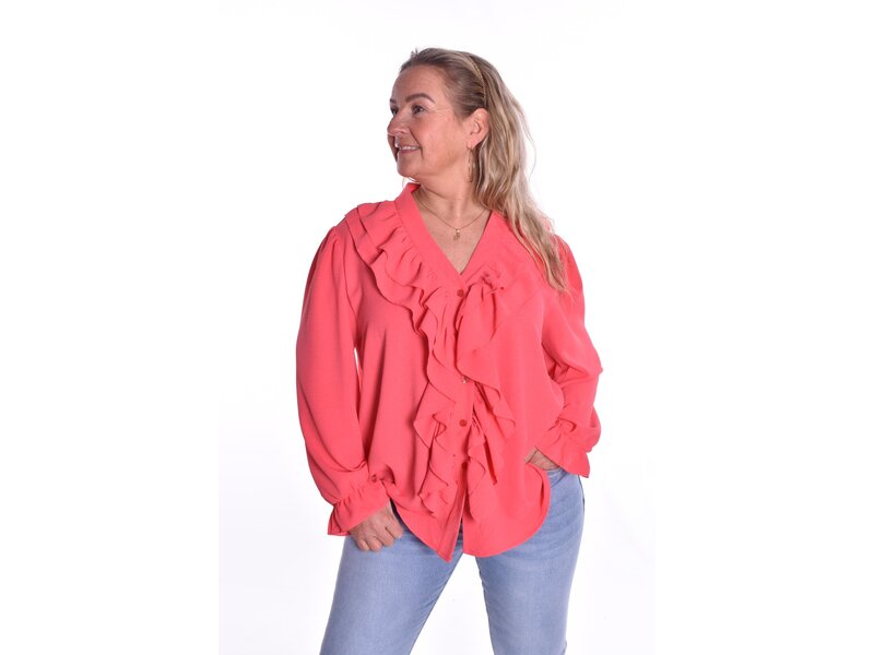 Blouse Happy Days - Koraal