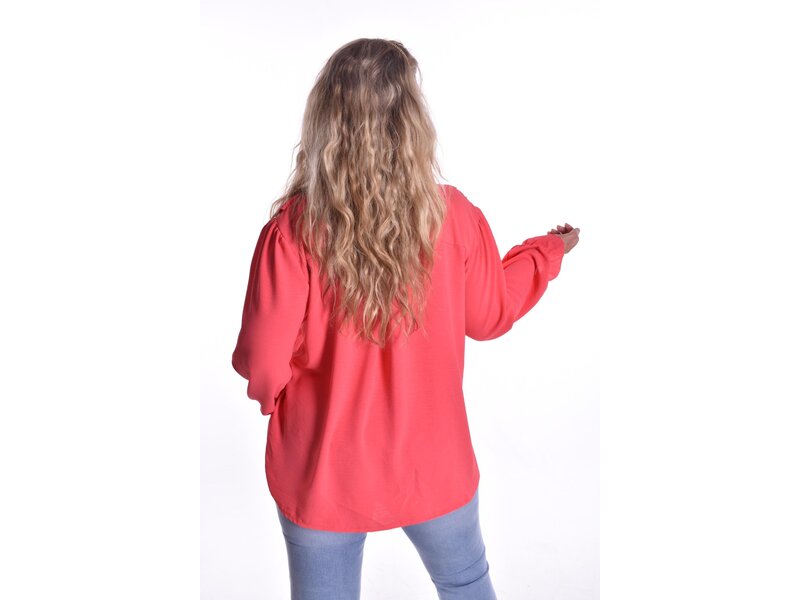 Blouse Happy Days - Koraal
