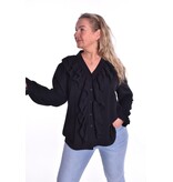 Blouse Happy Days - Zwart