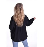 Blouse Happy Days - Zwart