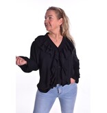 Blouse Happy Days - Zwart