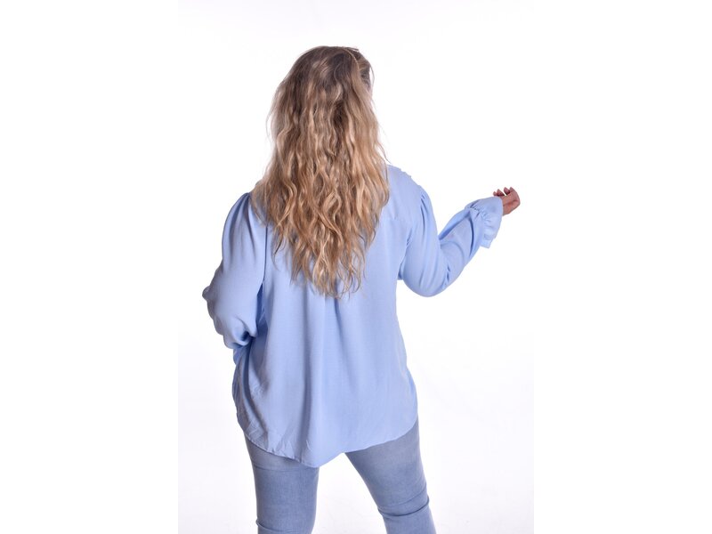 Blouse Happy Days - Lichtblauw