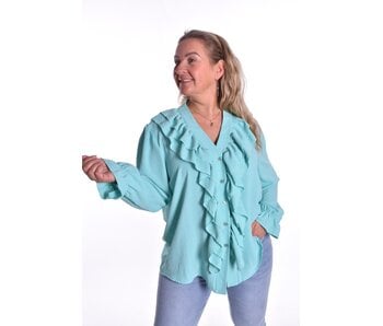 Blouse Happy Days  - Aqua