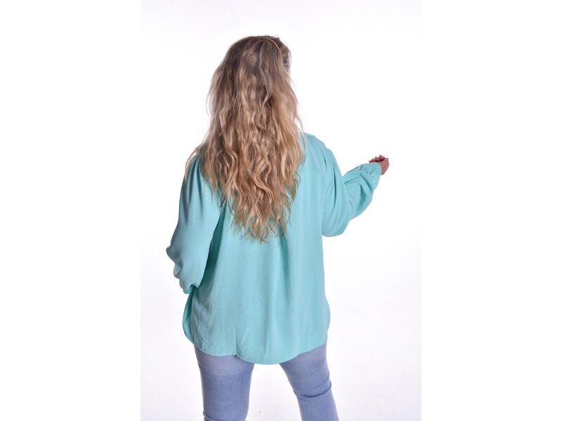 Blouse Happy Days - Aqua