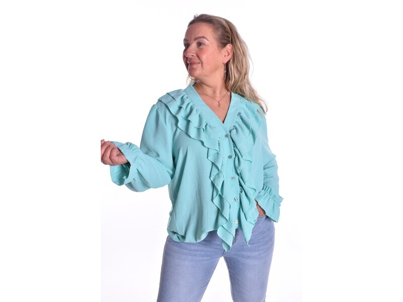 Blouse Happy Days - Aqua