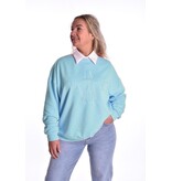 Sweater La Dolce Vita van Mooij - Aqua