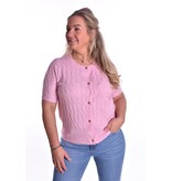 Vestje Hartjes Knoopjes - Roze