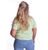 Vestje Hartjes Knoopjes - Appeltjes Groen