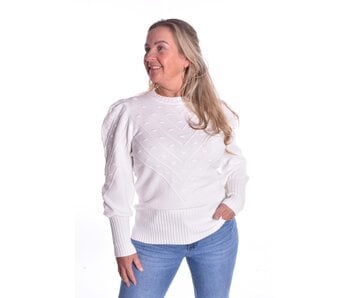 Trui Debbie - Roomwit