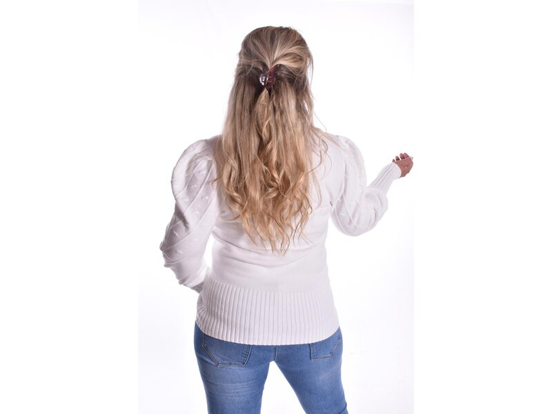 Trui Debbie - Roomwit