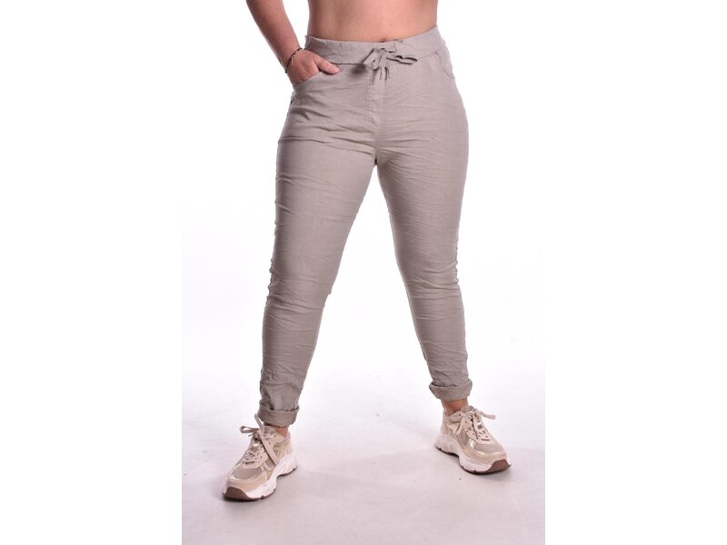 Broek Make My Day  - Taupe