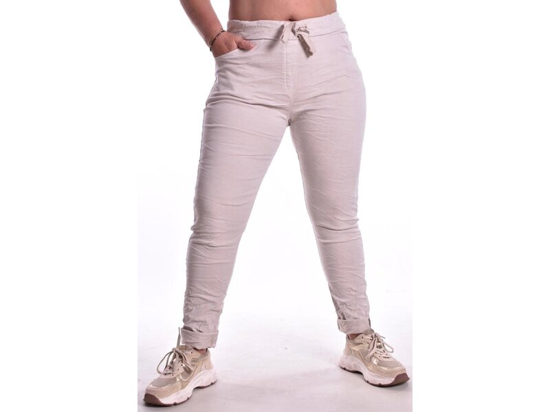 Broek Make My Day  - Beige