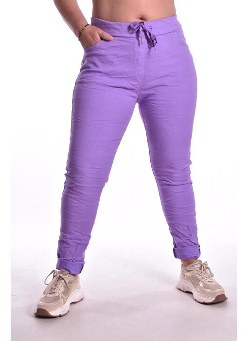 Broek Make My Day  - Lila