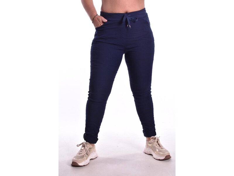 Broek Make My Day  - Donkerblauw