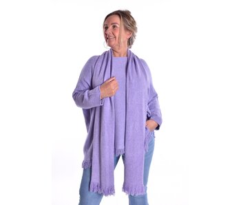 Trui Met Sjaal - Lila