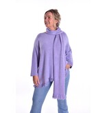 Trui Met Sjaal - Lila