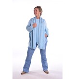 Trui Met Sjaal - Lichtblauw