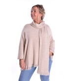 Trui Met Sjaal - Beige