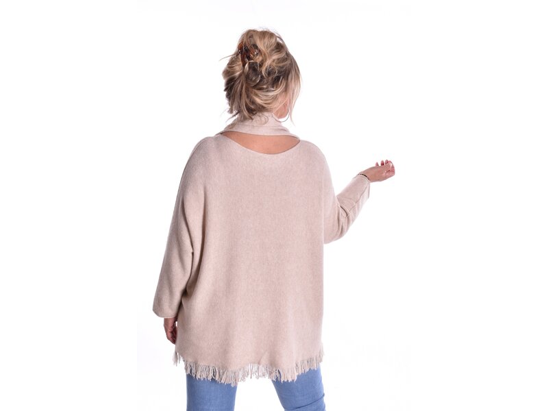 Trui Met Sjaal - Beige