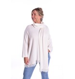 Trui Met Sjaal - Roomwit