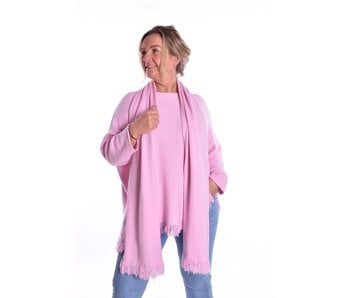 Trui Met Sjaal -Roze