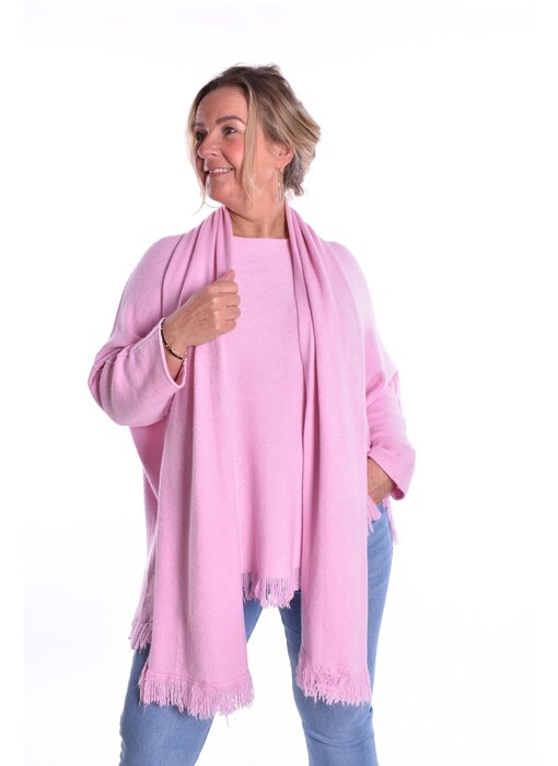 Trui Met Sjaal -Roze