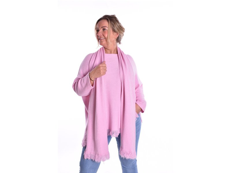 Trui Met Sjaal - Roze