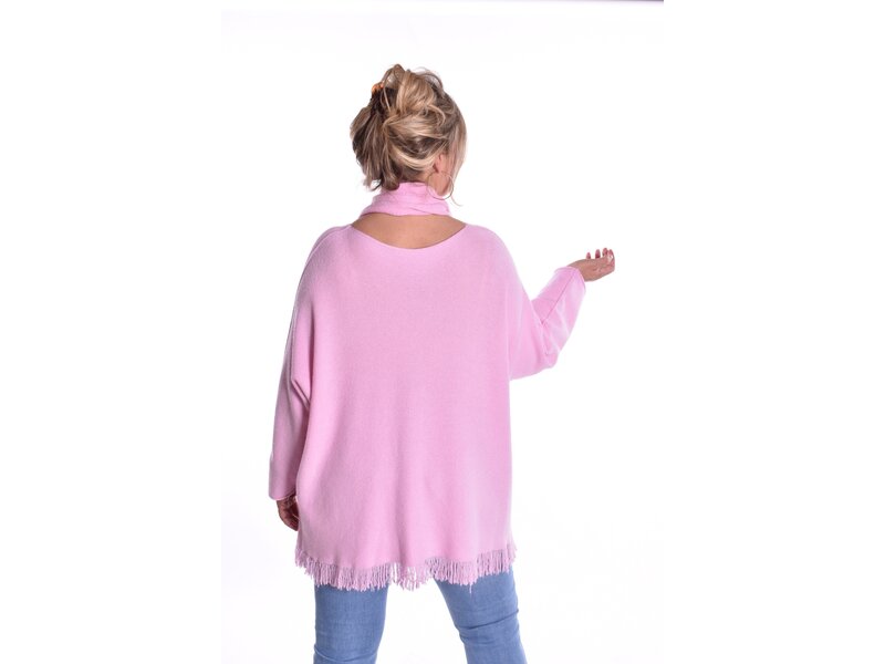 Trui Met Sjaal - Roze