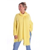 Trui Met Sjaal - Zacht Geel