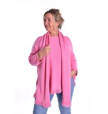 Trui Met Sjaal - Fuchsia