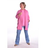 Trui Met Sjaal - Fuchsia