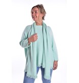 Trui Met Sjaal - Mint