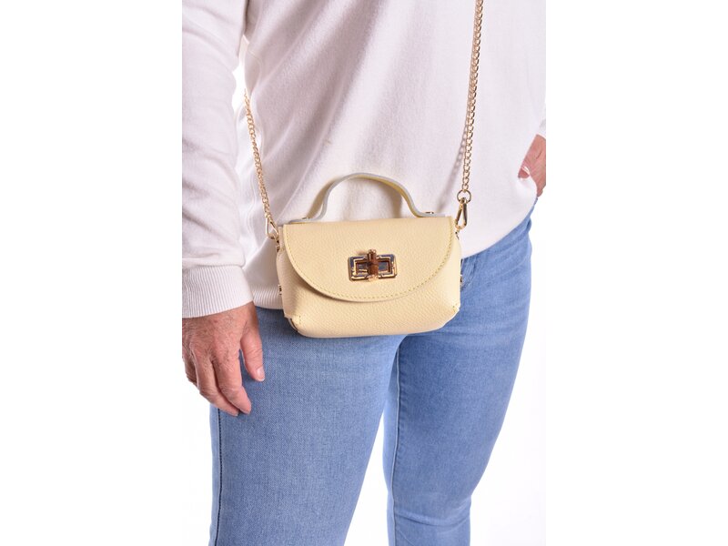 Tasje Beverly Hills - Zacht Geel