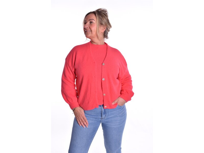 Gebreide Top Fabi - Koraal