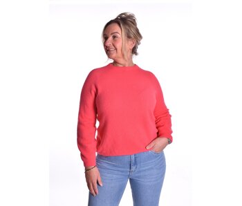 Gebreide Top Fabi - Koraal